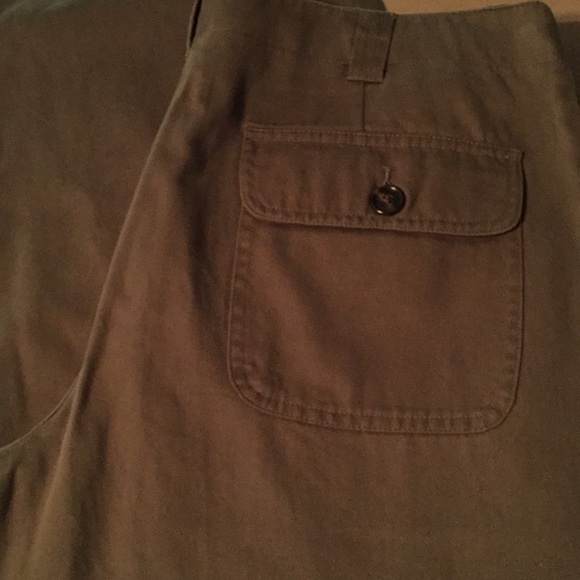 Evan-Picone Army-Green 💯% Cotton size 14 JEANS - Picture 4 of 5